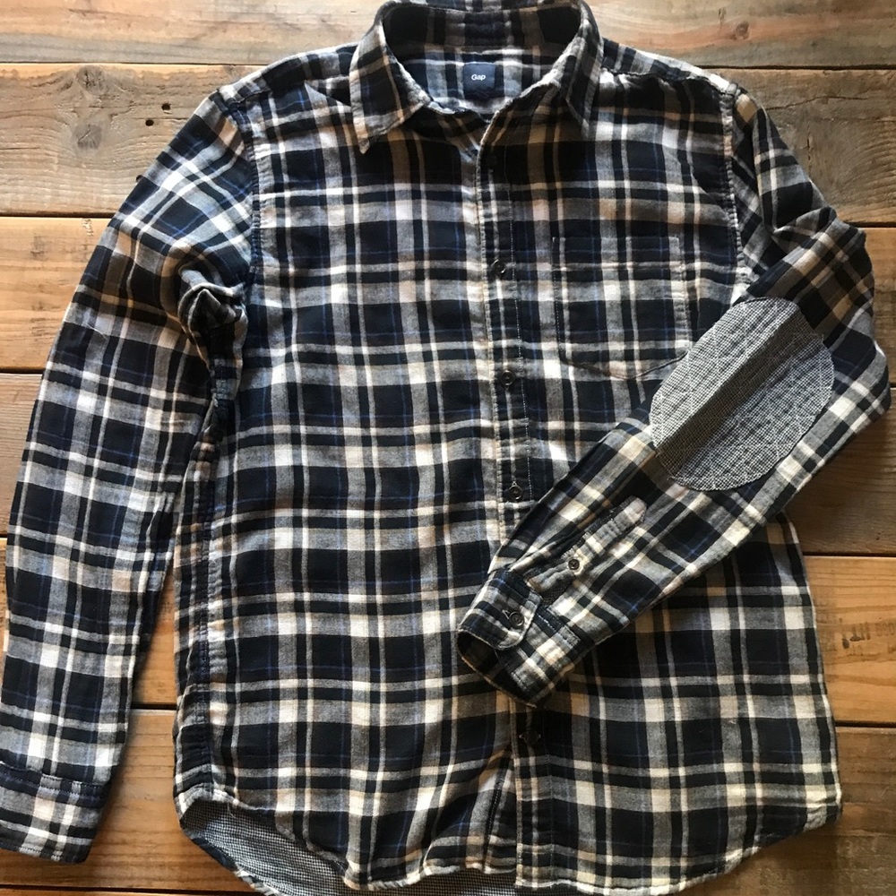 Gap Plaid Flannel Button Up